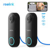 Reolink 2pcs Doorbell(PoE Version) 180�� Diagonal, 5MP IP Security Camera with Chime, Secured Local Storage, No Monthly Fee