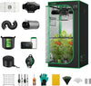 VIVOSUN GIY Smart Grow Tent System 2x2, WiFi-Integrated Grow Tent Kit, with Automate Ventilation and Circulation, Schedule Full Spectrum 100W LED Grow Light, and GrowHub E42A Controller