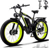 KETELES Electric Bike for Adults, Peak 4000W Dual Motor Ebike，26" Fat Tire Electric Mountain bike,  48V 23AH Removable Battery UL 2849.