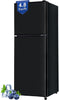 GGTB 4.8 Cu. Ft. Apartment Refrigerator with Freezer, Dorm Fridge with Adjustable Thermostat & Shelves, Mini Refrigerator Freezer for RV, Kitchen, Office, College, Black