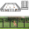 Garden Fence with Gate Fencing No Dig Fence Panels 30ft(L)��32in(H) for Yard Animal Barrier Decorative Garden Fencing for Backyard Patio Garden Fences and Borders for Dogs