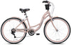 26" Kent Bayside Cruiser Bicycle, Fits Rider: 5'2"-5'10", Rose Gold, Adult, Unisex