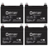 12V 35Ah Pride Mobility BATLIQ1017 AGM U1 Replacement Battery