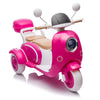 LHYY Ride On Electric Scooter With Kickstand,Scooter Bell,Faster Speed And Longer Usage Time,Rear Brake,Wider Pedal,Non-Slip Handle,Colorful LED Lights,5.59-6.84 MPH For 6+.