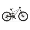 24" Ozark Trail FS.1 Epictrail Full Suspension Mountain Bike, For Teens and Adults, Heights between 4'6"-5'6", Silver