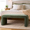 Better Homes & Gardens Juliet Velvet Waterfall Bench, Beige