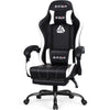 Neo Chair N-Gen Gaming Chair, Ergonomic Video Game Chair with Headrest, Adjustable Footrest, Lumbar Support High Back PU Leather for Adults, Black