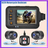 Dual 720P Motorcycle DVR Full Body Waterproof Moto Camera Dash Cam Front Rear Driving Video Recorder