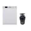 Equator 24 in Dishwasher 14 place + 3/4 HP Garbage Disposer QUIET 51dB 110V