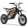 QEASET electric dirt bike, 500W kids dirt bike for Boys Girls Age 8-14, Blue