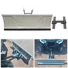 Kojem Snow Plow Blade Universal Kit Steel White Adjustable 48" Complete for ATV Honda Kawasaki Polaris Aeon Crossland Arctic-Cat Alterra