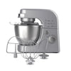 Hamilton Beach 4 Quart Stand Mixer for Kitchen, 7 Speeds, Tilt-Head, Dough Hook, Whisk & Flat Beater, White