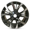 For 2009-2021 Mazda 3 18 Inch Machine Cut Face Gun Metal Rim - OE Direct Replacement - Road Ready Car Wheel