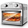 PlumChef 12 Quart 4 Slices Air Fryer Convection Toaster Oven, 1500W , 4 Cooking Modes,  7 in 1 Multifunction with Roast,  Bake, Grill, Broil, Toast, Dehydrate, Defrost, Stainless Stee