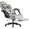 JONPONY Big and Tall 500LBS Gaming Chair, Ergonomic Design, Gamer Chair PU Leather with Footrest and Lumbar Support, High Back Office Chair Support 8 Hours Long Sitting, Computer Chair,Red