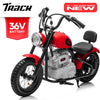 Track 7 36V Electric Dirt Bike for Kids, 350W Ride on Motorcycle with Twist Grip Throttle, Hand-Operated Brakes, Key Start, Off-Road Motocross Speed Up to 15 mph, Age 8+, White