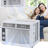 Garvee 5000 BTU Window Air Conditioner,Fast Cooling for Rooms up to 150 Sq. ft,Window Ac Unit with 7 Level Temperature Setting,White