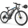 Gocio 26" Electric Bike, 350W Electric Bike for Adults 19.8MPH Electric Mountain Bike, LCD, Lockable Suspension Fork, 374.4Wh 36V Battery UL2849, 21-Speed Mountain E-Bikes Adult Electric Bicycle
