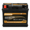 Autocessking Platinum AGM Battery, Group 47 Rechargeable Automotive Batteries for Car, 12V H5 680CCA 60Ah 100RC