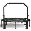 BCAN 450 LBS Foldable Mini Trampoline, 40" Fitness Trampoline with Bungees, Stable & Quiet Exercise Rebounder for Kids/Adults