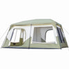 10-Person Instant Cabin Tent, Waterproof & Ventilated Family Camping Tent with Rainfly, Storage Pockets, Army Green