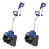 Snow Joe 11 Inch 10 Amp Motor Corded Electric Snow Shovel w Headlights (2 Pack)
