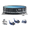 INTEX 16ft x 48in Ultra XTR Above Ground Swimming Pool, Floats (2 Pack), & Inflatable Cooler