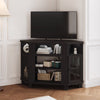 Mayincolor Farmhouse TV Stand for 65+ inch TV,34'' Tall Entertainment Center with Sliding Barn Doors, Rustic Wood Media Console Storage Cabinet Television Stand for Living Room, Light Grey
