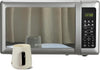 Emerson 0.7 Cu Ft Silver Mirror Finish, Countertop Microwave Oven, MW7601SL