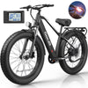 Gocio Electric Bike, 26"x4.0" Fat Tire E-Mountain Bike, Peak 1000W Motor, 28MPH 48V 15Ah Battery Removable Ebike for off Road, Sand, UL2849