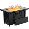 BALI OUTDOORS Propane Gas Fire Pit Table with Lid for Outside Backyard, Patio 50000 BTU 30 inch