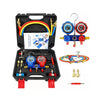 Car Conditioning Pressure Manifold Gauge Hose Kit R22 R-410A R-134a R-404A Tool Conditioner Refrigerant Filling