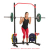 Sunny Health & Fitness Adjustable Bench Press Squat & Weight Rack, Shoulder Press, Incline Bench Lift, Dumbbell Rows, Deadlifts - SF-XF922011