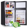 Tacool 2.4 Cu.ft Mini Fridge with Freezer, Small Refrigerator Apartment Size Fridge Black, NEW