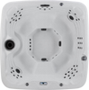 Lifesmart LS700DX Hot Tub - 7 Person, 90-Jet, 220-Volt, Arctic White / Espresso Brown