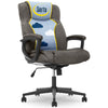 Serta Connor Office Chair Light Gray Microfiber