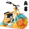 QEASET MB001 Gas Powered Mini Dirt Bike 99CC for Teens and Adults, 25MPH Off Road Motorcycle, Weight Support Up to 200 LBS - Black