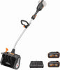 WORX Nitro 40V 12'' Cordless Snow Thrower, Electric Snow Shovel, (2 X 4.0 Ah Battery & Charger Included)