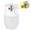 Flame King 5LB Empty Propane Tank LP Cylinder with OPD Valve and Built-in Gauge, Great for Camping