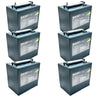 Rocket L-105 225Ah 6V Golf Cart Battery - Replaces Trojan T-105 (Set of 6)