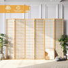 JOSTYLE Room Divider Wall Shoji Screen, 6 Panel Folding Privacy Screen for Room Separation, Japanese Wood Room Divider Screen, 5.9 Ft, Natural