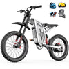 6000W(Peak) Motor 60V/35Ah Battery, Freego X2Pro Electric Motorcycle for Adults, Electric Bike  50MPH/7 Speed Off Road Electric Bicycle,19x2 Full Suspension/Four-Piston Hydraulic Brake UL2849MTB