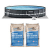 Intex Ultra XTR 24' x 52" Round Above Ground Pool & 2 Pack OptiFlow Filter Sand