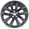 18" Single 18x8 Gloss Black Alloy Wheel For Toyota Corolla 2019-2022 OEM Design Replacement Rim
