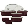 CorningWare French Colors 12pc Baking Dish Set with Lids, Cabernet