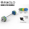 Mikolo 7ft Olympic Barbell, Barbell for Weightlifting and Powerlifting 45lb, Olympic Bar for 1500lbs Capacity, Weight Bar Fit 2�?Standard Weights