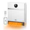 Dreo Smart Wall Heater, IP24 Electric PTC Space for Indoor Use, 30 Oscillation, Adjustable Thermostat, Remote Control, Works With Alexa, 24H Timer, Easy-Mounted for Bedroom, Office