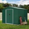 Dextrus 6x4 FT Outdoor Storage Shed, Large Metal Tool Sheds, Heavy Duty Storage House with Lockable Doors & Air Vent for Backyard Patio Lawn