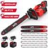 UNTIMATY Battery Chainsaw 16 inch Electric Chainsaw Cordless Chain Saw with Battery and Charger for Wood Cutting and Tree Trimming