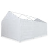 Abba Patio 10x20 ft Weather Carport Sidewall Tarp Replacement, Dark Grey- Top&Frame Not Included